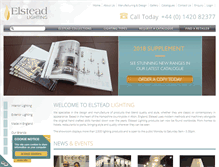 Tablet Screenshot of elsteadlighting.com